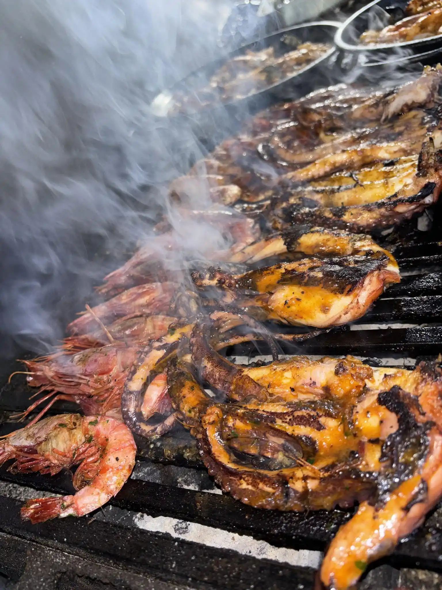 Fruits de mer grillés